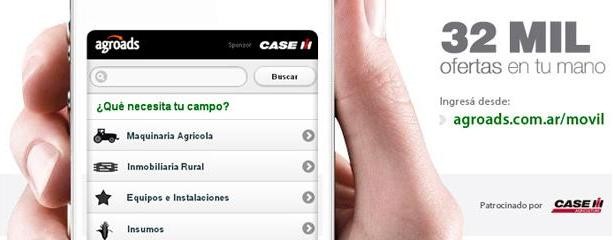Agroads lanzó una aplicación para dispositivos móviles