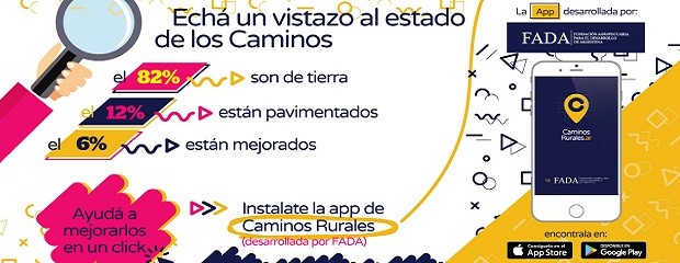 Presentan App para conocer el estado de los caminos rurales 