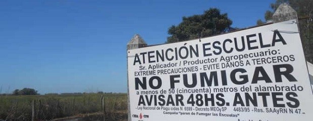 Condenaron a los tres imputados por fumigar una escuela