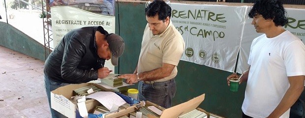 RENATRE entregó 791 Libretas de Trabajo Rural