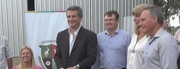Etchevehere se reunió con productores en Aldea San Miguel