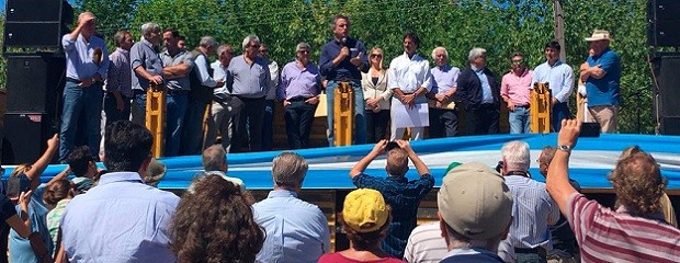 Con críticas al gobierno anterior el campo recordó la 125
