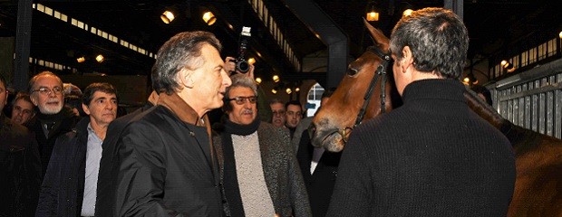Macri visitó La Rural y negó la vuelta de retenciones