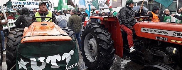 Productores se movilizaron a Agroindustria