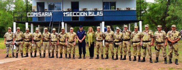 Se inauguró una nueva comisaría en las Islas de Victoria