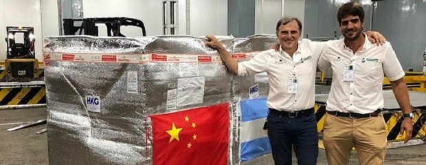 Entre Ríos, primer embarque de arándanos frescos a China 