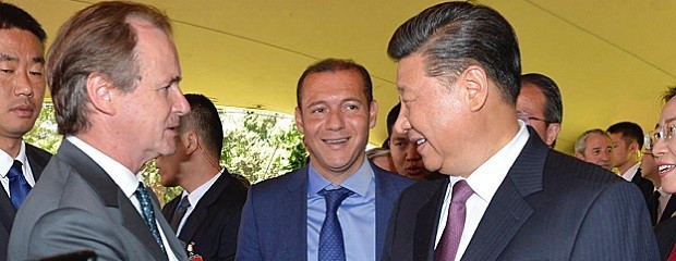 Bordet estuvo con el presidente de China Xi Jinping