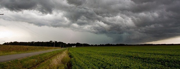 Se esperan tormentas fuertes para el sur del área agrícola 
