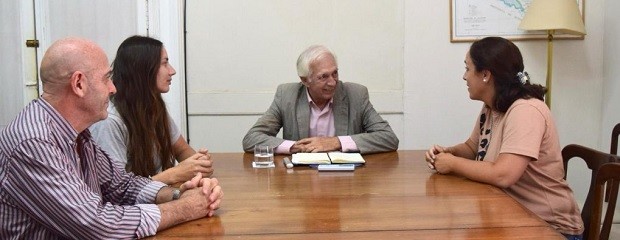 Agroperiodistas entrerrianos con el Ministro Bernaudo