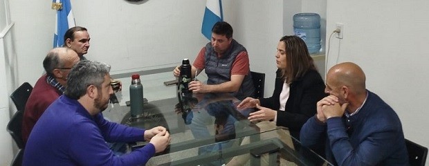 Guía y Sarnari recorrieron filiales de la provincia