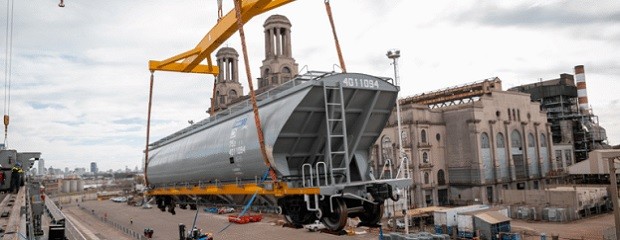 Incorporan 45 vagones destinados al transporte de cereales