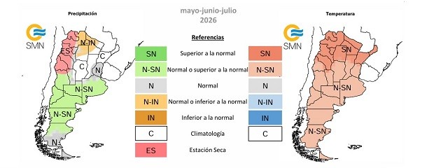 Mayo, junio y julio con temperaturas superiores a lo normal